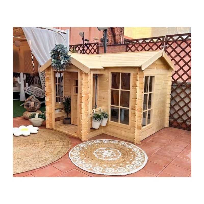 Allwood Isla Outdoor Wooden Playhouse Kit (M520)