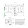 Allwood Isla Outdoor Wooden Playhouse Kit (M520)