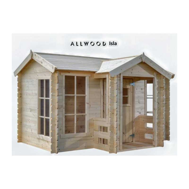 Allwood Isla Outdoor Wooden Playhouse Kit (M520)