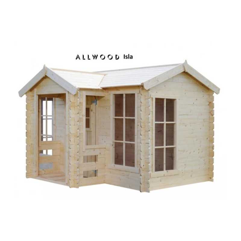 Allwood Isla Outdoor Wooden Playhouse Kit (M520)
