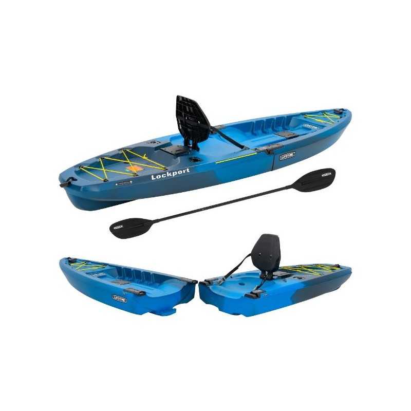 Lifetime Lockport 94 Sit-On-Top Modular Kayak - Azure Fusion (91477)