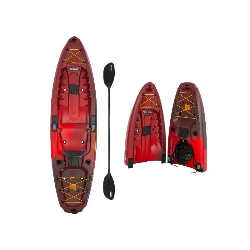 Lifetime Lockport 94 Sit-On-Top Modular Kayak - Volcano Fusion (91478)