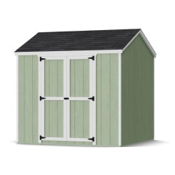 Little Cottage Co. Value Gable 8x8 Wood Storage Shed Kit - Side Entry (8x8 VGS-SE-PC)