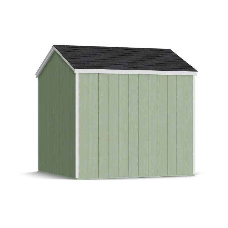 Little Cottage Co. Value Gable 8x8 Wood Storage Shed Kit - Side Entry (8x8 VGS-SE-PC)