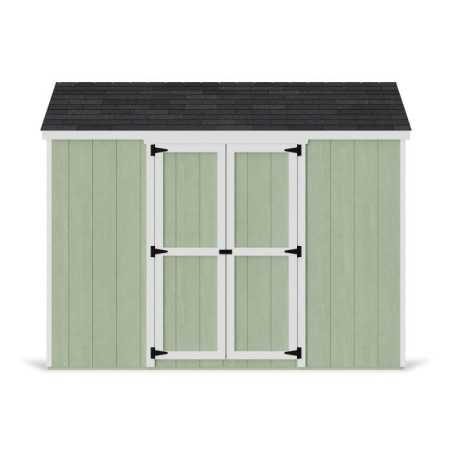 Little Cottage Co. Value Gable 8x10 Wood Storage Shed Kit - Side Entry (8x10 VGS-SE-PC)