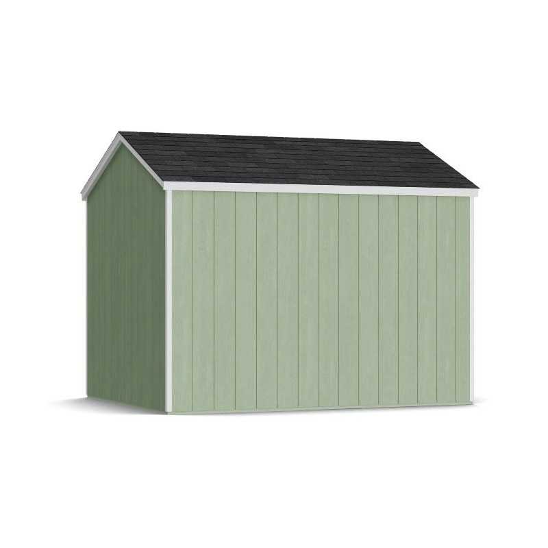 Little Cottage Co. Value Gable 8x10 Wood Storage Shed Kit - Side Entry (8x10 VGS-SE-PC)