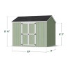 Little Cottage Co. Value Gable 8x10 Wood Storage Shed Kit - Side Entry (8x10 VGS-SE-PC)