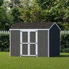 Little Cottage Co. Value Gable 8x10 Wood Storage Shed Kit - Side Entry (8x10 VGS-SE-PC)