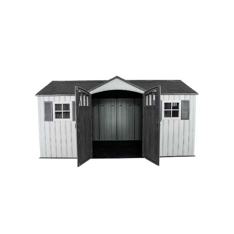 Lifetime 15x8 Dual Entry Outdoor Storage Shed (60407)