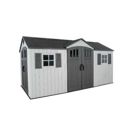 Lifetime 15x8 Dual Entry Outdoor Storage Shed (60407)
