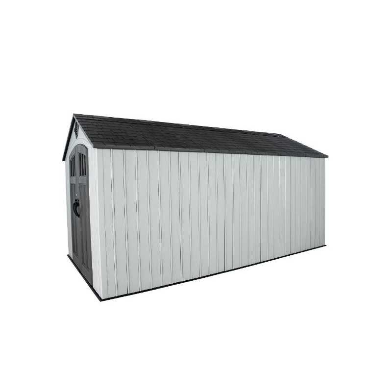 Lifetime 15x8 Dual Entry Outdoor Storage Shed (60407)