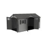Lifetime 15x8 Dual Entry Outdoor Storage Shed (60407)