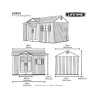 Lifetime 12.5 ft. x 8 ft. Outdoor Storage Shed Kit (60454)