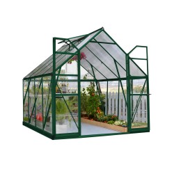 Palram 8x8 Balance Hobby Greenhouse Kit -  Green (HG6108G)