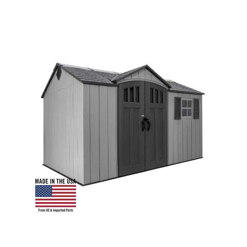 Lifetime 12.5 ft. x 8 ft. Outdoor Storage Shed Kit (60454)