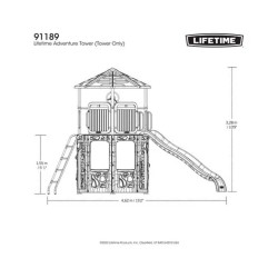 Lifetime Adventure Slide Tower - Playset (91189)