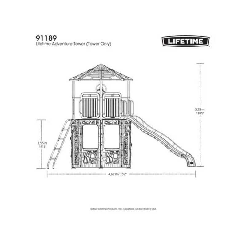 Lifetime Adventure Slide Tower - Playset (91189)