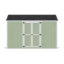 Little Cottage Co. Value Gable 8x12 Wood Storage Shed Kit - Side Entry (8x12 VGS-SE-PC)