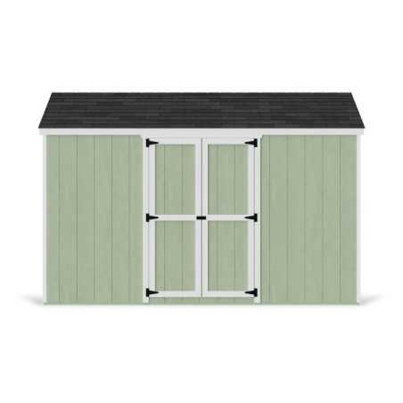 Little Cottage Co. Value Gable 8x12 Wood Storage Shed Kit - Side Entry (8x12 VGS-SE-PC)