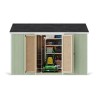 Little Cottage Co. Value Gable 8x12 Wood Storage Shed Kit - Side Entry (8x12 VGS-SE-PC)