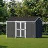 Little Cottage Co. Value Gable 8x12 Wood Storage Shed Kit - Side Entry (8x12 VGS-SE-PC)