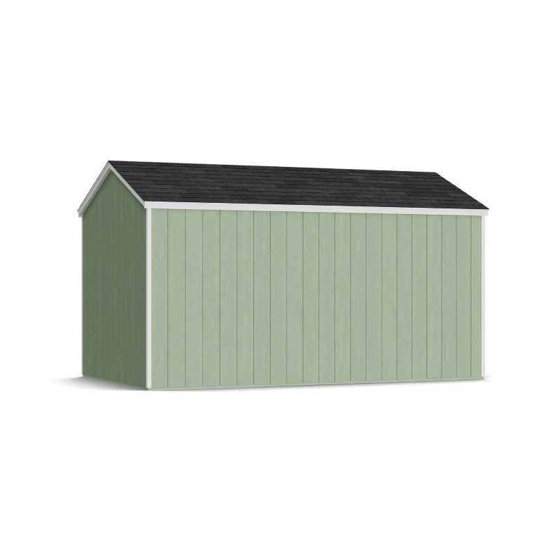 Little Cottage Co. Value Gable 8x14 Wood Storage Shed Kit - Side Entry (8x14 VGS-SE-PC)