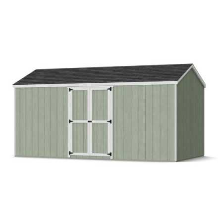 Little Cottage Co. Value Gable 8x16 Wood Storage Shed Kit - Side Entry (8x16 VGS-PC)