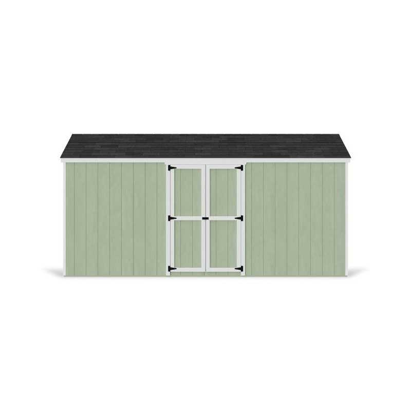 Little Cottage Co. Value Gable 8x16 Wood Storage Shed Kit - Side Entry (8x16 VGS-PC)