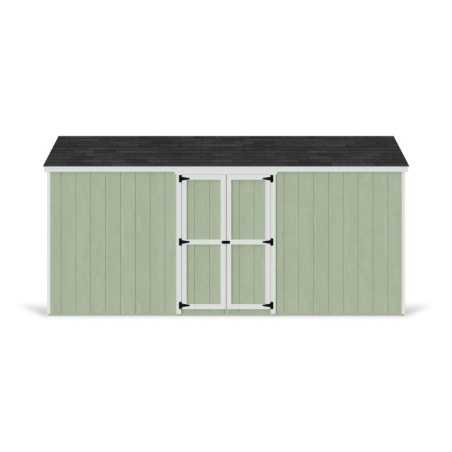 Little Cottage Co. Value Gable 8x16 Wood Storage Shed Kit - Side Entry (8x16 VGS-PC)