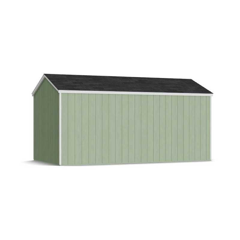 Little Cottage Co. Value Gable 8x16 Wood Storage Shed Kit - Side Entry (8x16 VGS-PC)