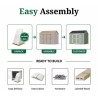 Little Cottage Co. Value Gable 10x10 Wood Storage Shed Kit - Side Entry (10x10 VGS-SE-PC)