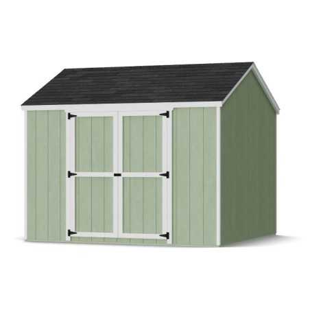 Little Cottage Co. Value Gable 10x10 Wood Storage Shed Kit - Side Entry (10x10 VGS-SE-PC)