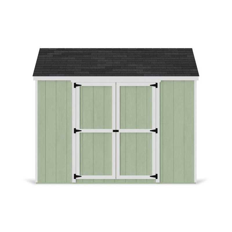 Little Cottage Co. Value Gable 10x10 Wood Storage Shed Kit - Side Entry (10x10 VGS-SE-PC)