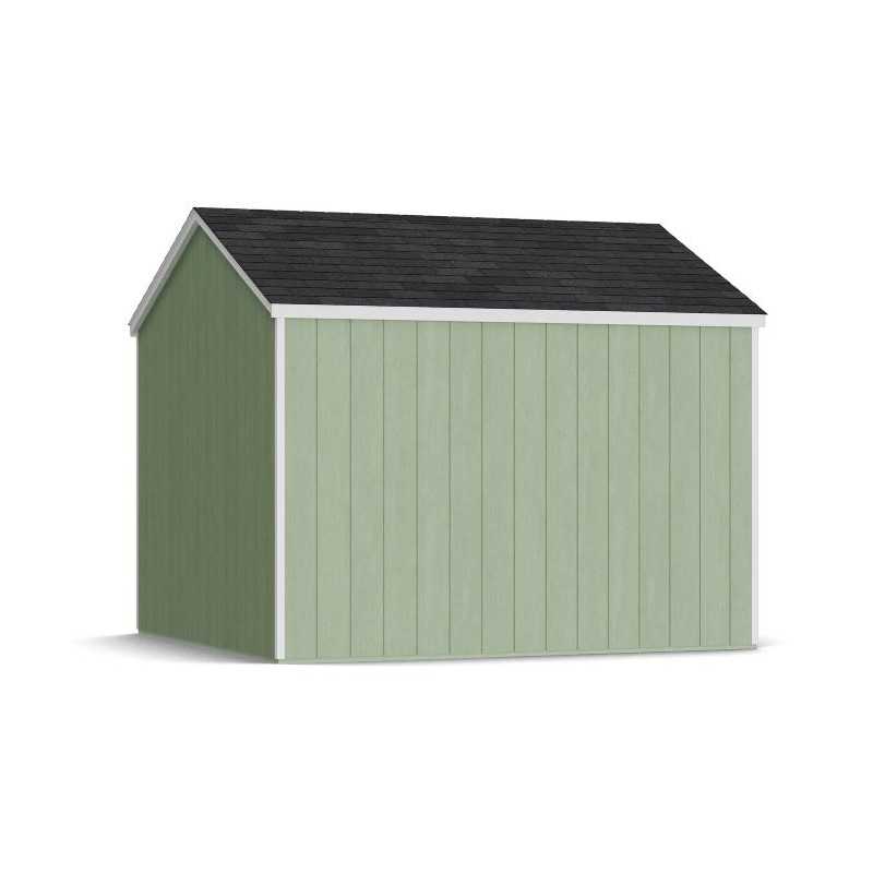 Little Cottage Co. Value Gable 10x10 Wood Storage Shed Kit - Side Entry (10x10 VGS-SE-PC)
