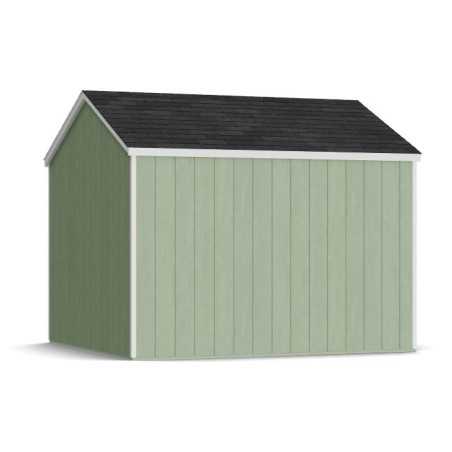 Little Cottage Co. Value Gable 10x10 Wood Storage Shed Kit - Side Entry (10x10 VGS-SE-PC)