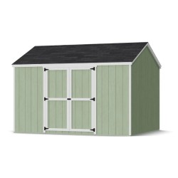 Little Cottage Co. Value Gable 10x12 Wood Storage Shed Kit - Side Entry (10x12 VGS-SE-PC)