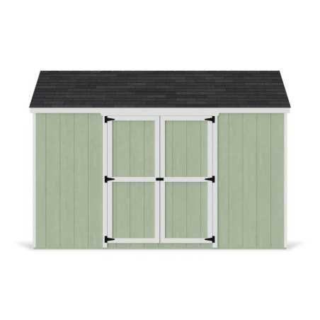 Little Cottage Co. Value Gable 10x12 Wood Storage Shed Kit - Side Entry (10x12 VGS-SE-PC)