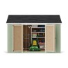 Little Cottage Co. Value Gable 10x12 Wood Storage Shed Kit - Side Entry (10x12 VGS-SE-PC)