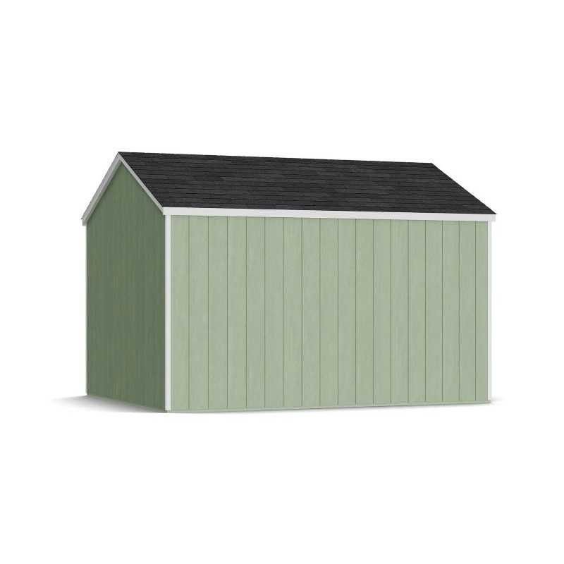 Little Cottage Co. Value Gable 10x12 Wood Storage Shed Kit - Side Entry (10x12 VGS-SE-PC)