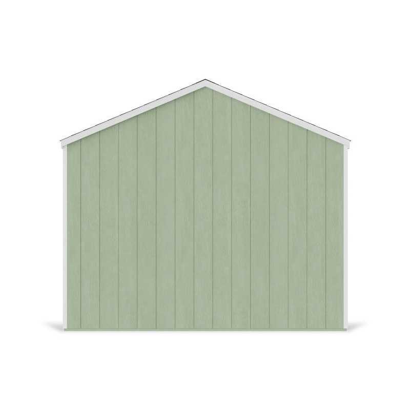 Little Cottage Co. Value Gable 10x12 Wood Storage Shed Kit - Side Entry (10x12 VGS-SE-PC)