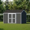 Little Cottage Co. Value Gable 10x12 Wood Storage Shed Kit - Side Entry (10x12 VGS-SE-PC)