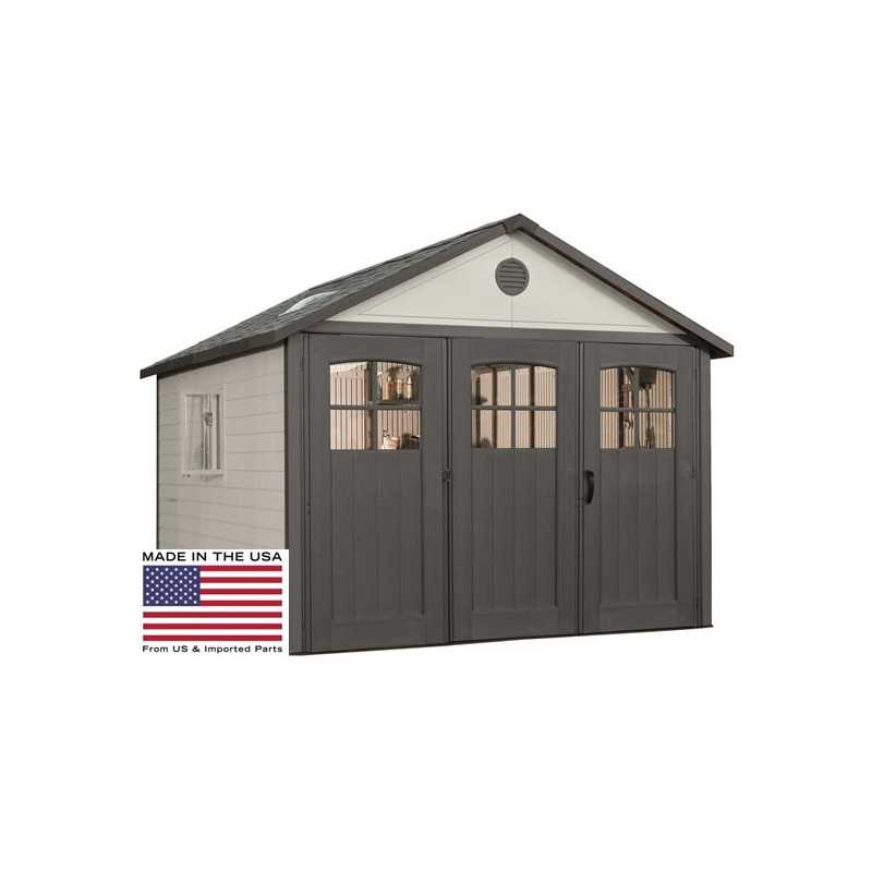 Lifetime 11x13 Plastic Storage Shed [60187-0125]