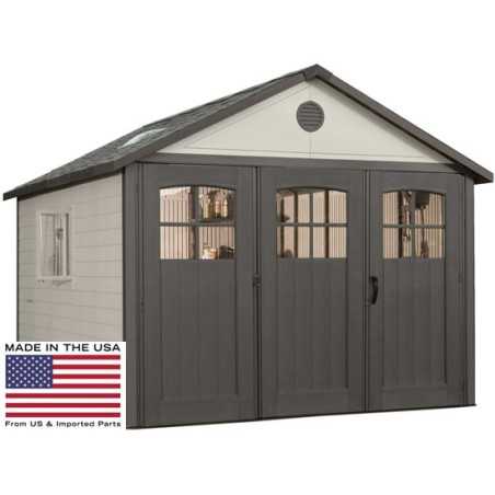Lifetime 11x13 Plastic Storage Shed [60187-0125]