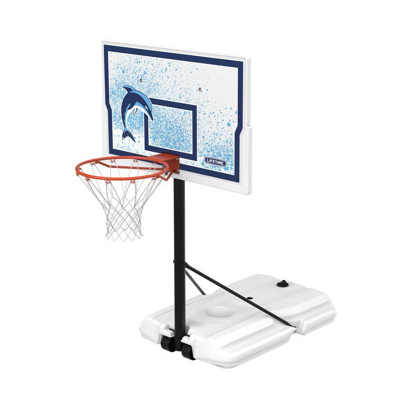 Lifetime Pool Side 44-Inch Impact Portable Basketball Hoop (91213)