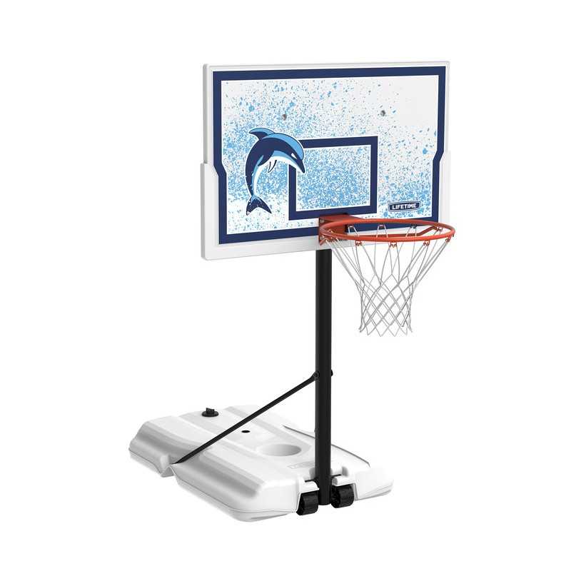 Lifetime Pool Side 44-Inch Impact Portable Basketball Hoop (91213)