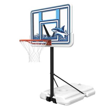 Lifetime 44 in. Portable Pool Basketball Hoop (91187)