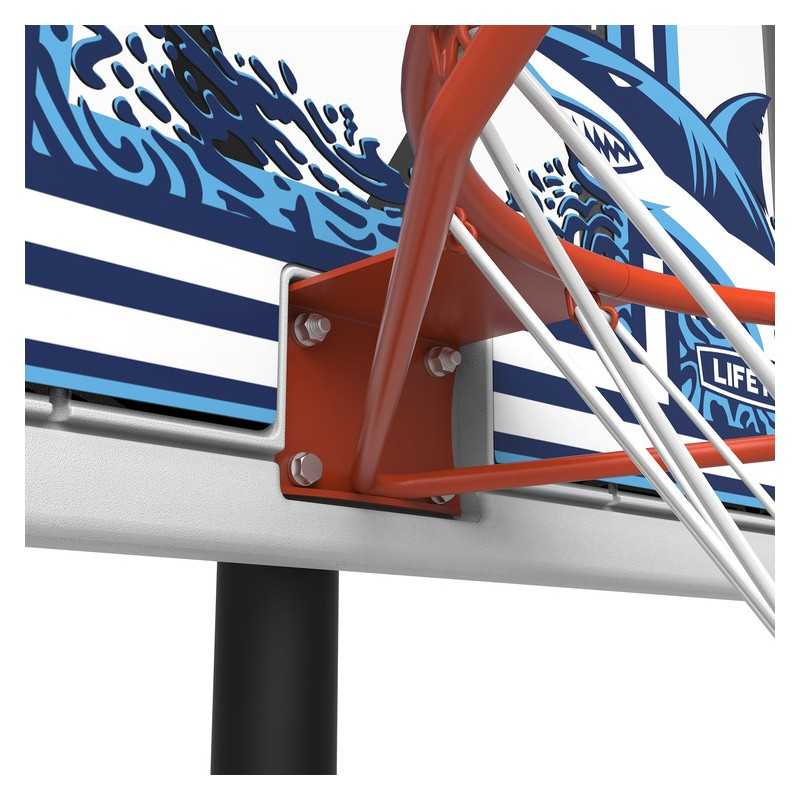 Lifetime 44 in. Portable Pool Basketball Hoop (91187)