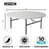 Lifetime 72" Round Table and Chair Set (80583)