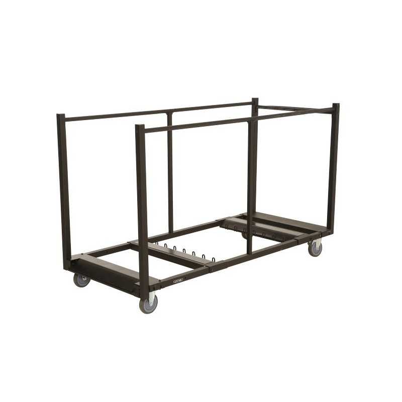 Lifetime (12) 72-Inch Round Tables and Cart Set (80371)