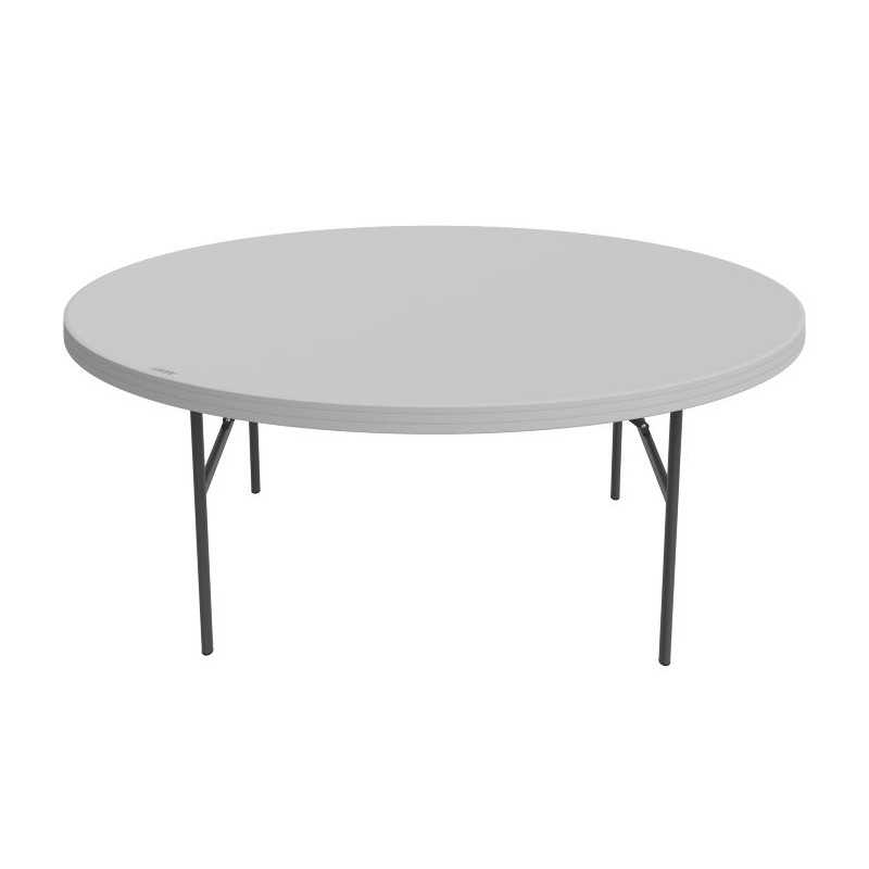 Lifetime (12) 72-Inch Round Tables and Cart Set (80371)